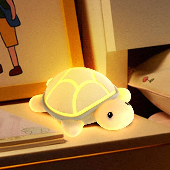 TurtleGlow Turtle Night Light – Kids Night Light, Baby Nursery Lamp