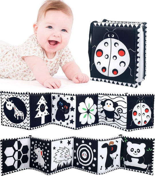 ContrastBook – Montessori High Contrast Baby Book