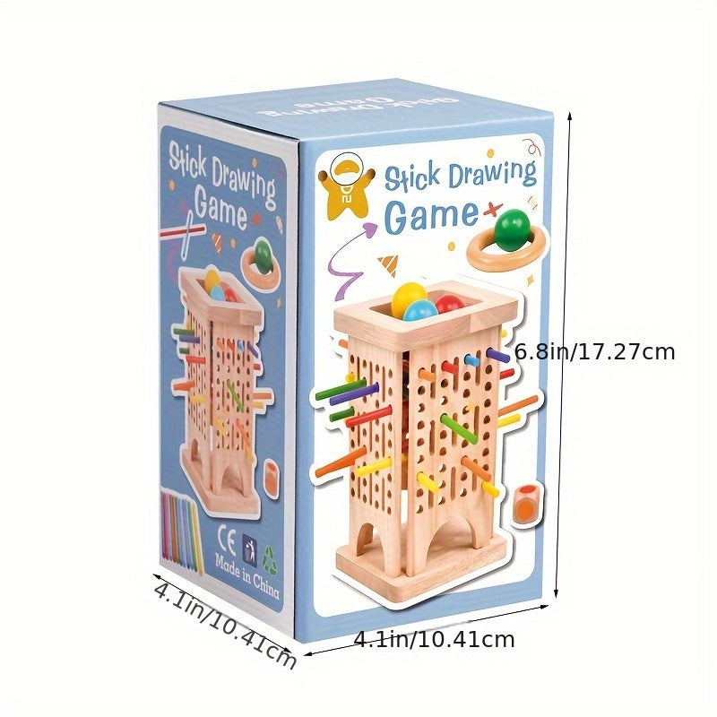 Milo’s Magic Tower – Three-in-One Wooden Stick Game