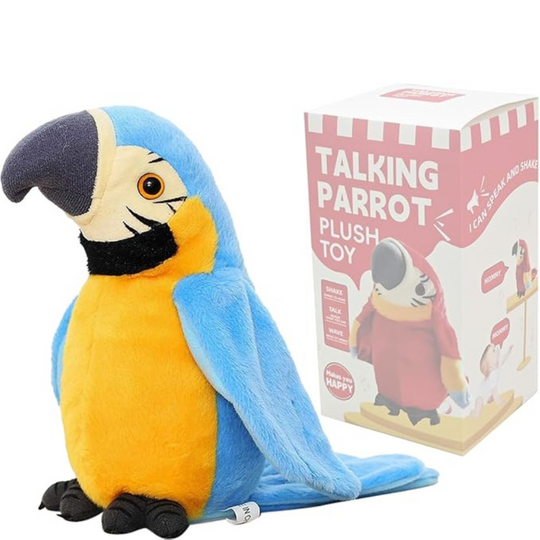 TalkieTuk Talking Parrot Plush – Soft Toddler Toy