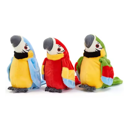 TalkieTuk Talking Parrot Plush – Soft Toddler Toy
