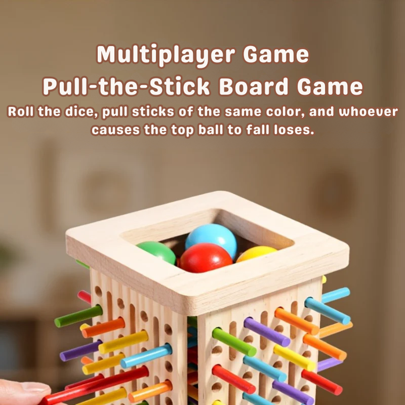Milo’s Magic Tower – Three-in-One Wooden Stick Game