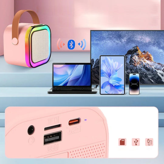 MelodyMates | Mini karaoke set - draadloze microfoons