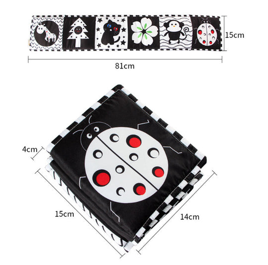 ContrastBook – Montessori High Contrast Baby Book