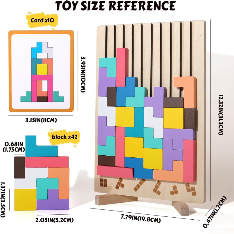 TetriSmart – Montessori Educational Toy for Kids