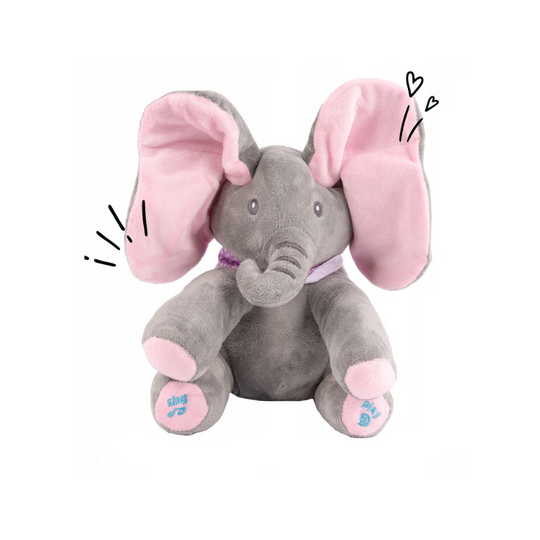 HappyBuddy Interactive Peek-a-Boo Plush Toy