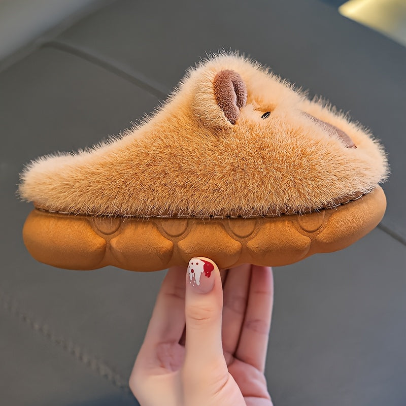 CozyCritter Kids Animal Slippers – Plush Kids Toy Slippers