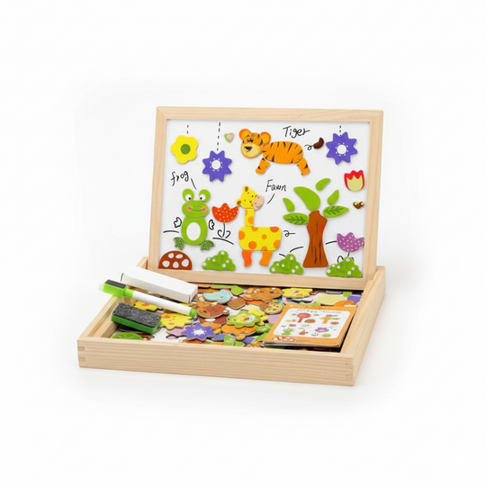 DoodleDesk Montessori 2-in-1 Drawing Table – Creative Kids Toy