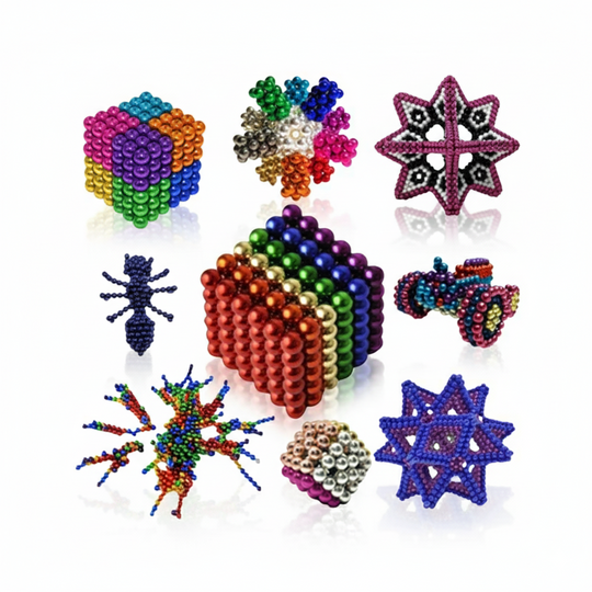 MagicBeads Magnetic Building Set – Kids STEM Building Toy