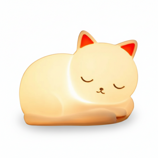 CatNap Cat Night Light – Rechargeable Silicone LED Kids Lamp