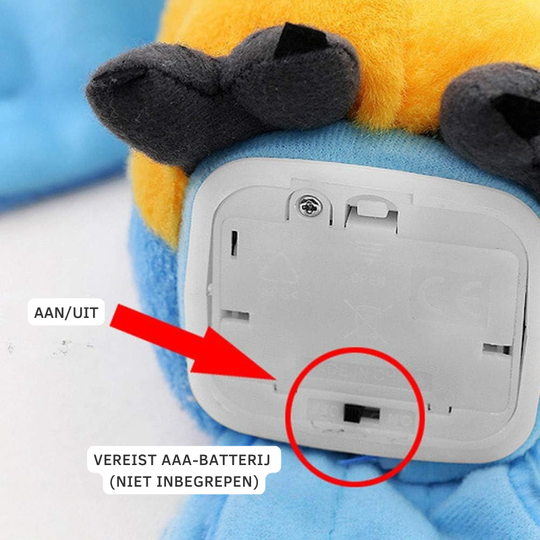 TalkieTuk Talking Parrot Plush – Soft Toddler Toy