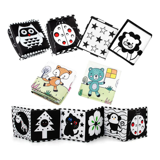 ContrastBook – Montessori High Contrast Baby Book