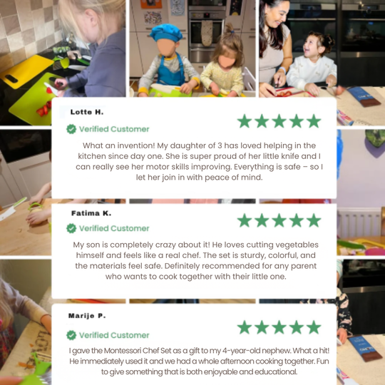 Milo & Moon Little Chef Set – Pretend Play Kitchen Set for Kids