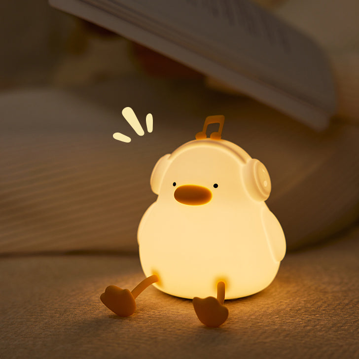 DuckGlow Duck Night Light – Baby Toy Nursery Lamp