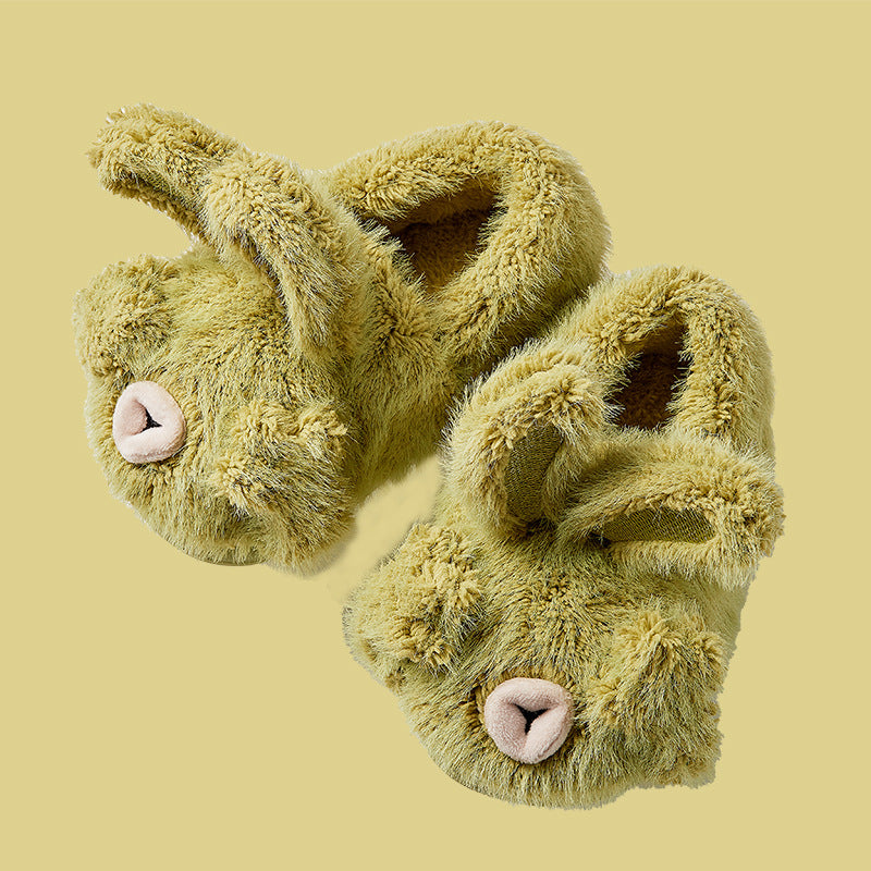 FluffyBunny Bunny Slippers – Kids Plush Non-Slip House Shoes