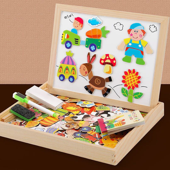 DoodleDesk Montessori 2-in-1 Drawing Table – Creative Kids Toy