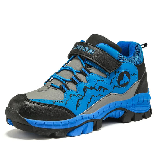 TrailTrek Kids Hiking Boots – Waterproof Outdoor Walking Shoes