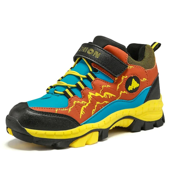 TrailTrek Kids Hiking Boots – Waterproof Outdoor Walking Shoes