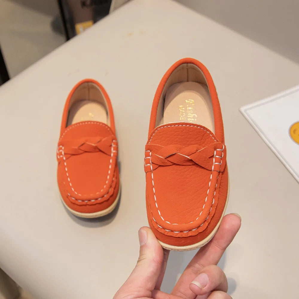 StepLoaf Leather Loafers – Kids Slip-On Dress Shoes & Kids Shoes