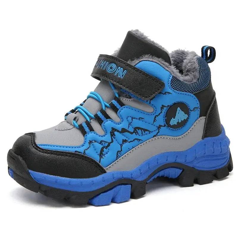 TrailTrek Kids Hiking Boots – Waterproof Outdoor Walking Shoes