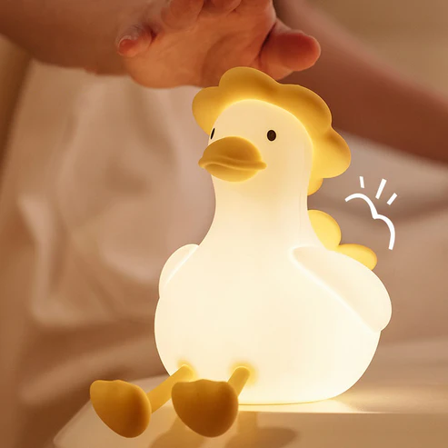 DuckGlow Duck Night Light – Baby Toy Nursery Lamp