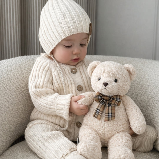 Adela — White Teddy (60cm)