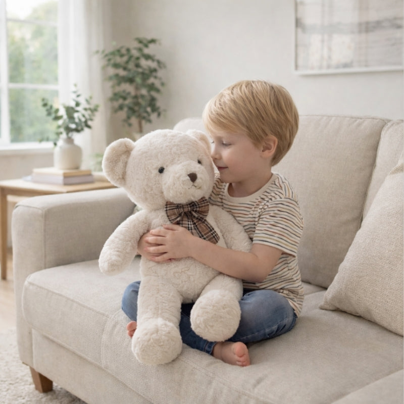 Adela — White Teddy (80cm)