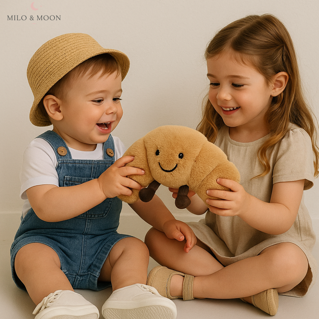 Stella – Croissant Plush Toy for Kids