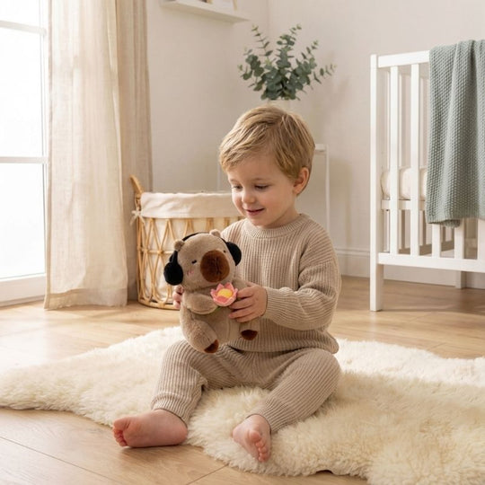 Ilona White Capybara Plush Toy — Kids Toy