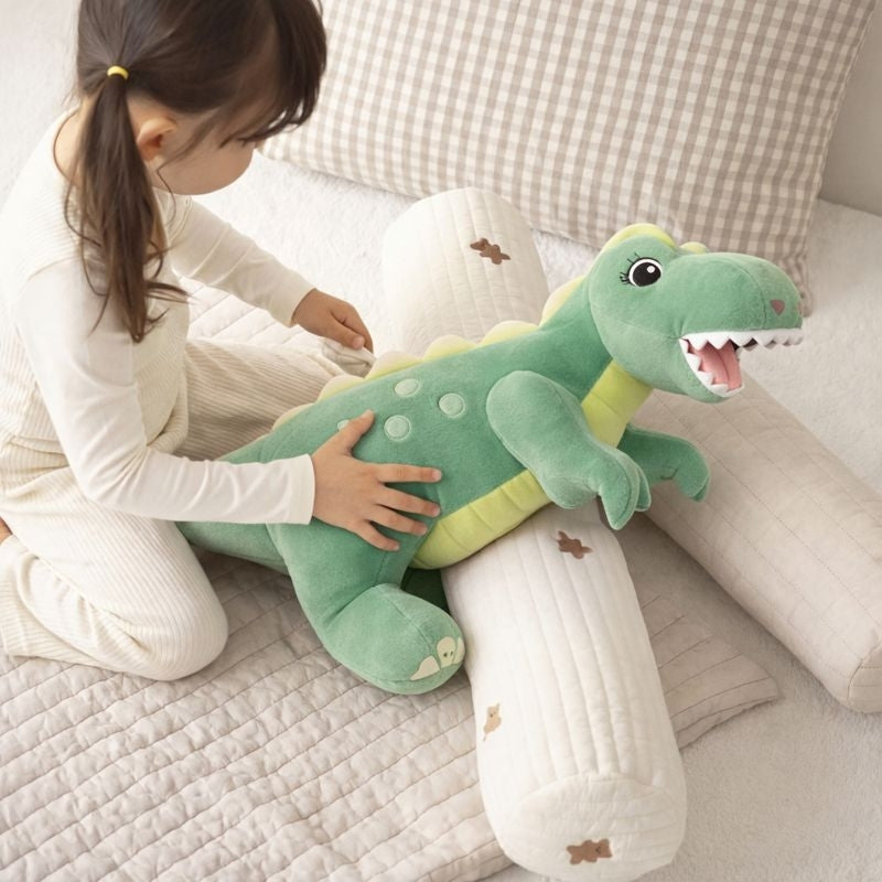 Arvidh Olive Dino Plush Toy — Baby Plush