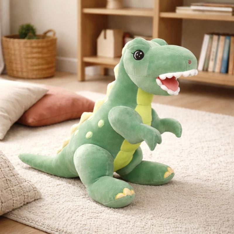 Arvidh Olive Dino Plush Toy — Baby Plush