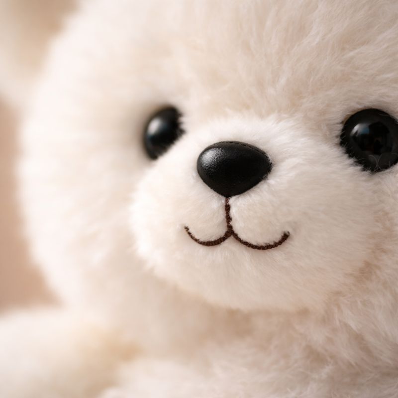 Avelina — White Apple Bear (25cm)