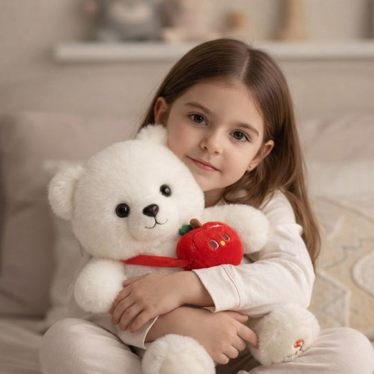 Avelina — White Apple Bear (35cm)