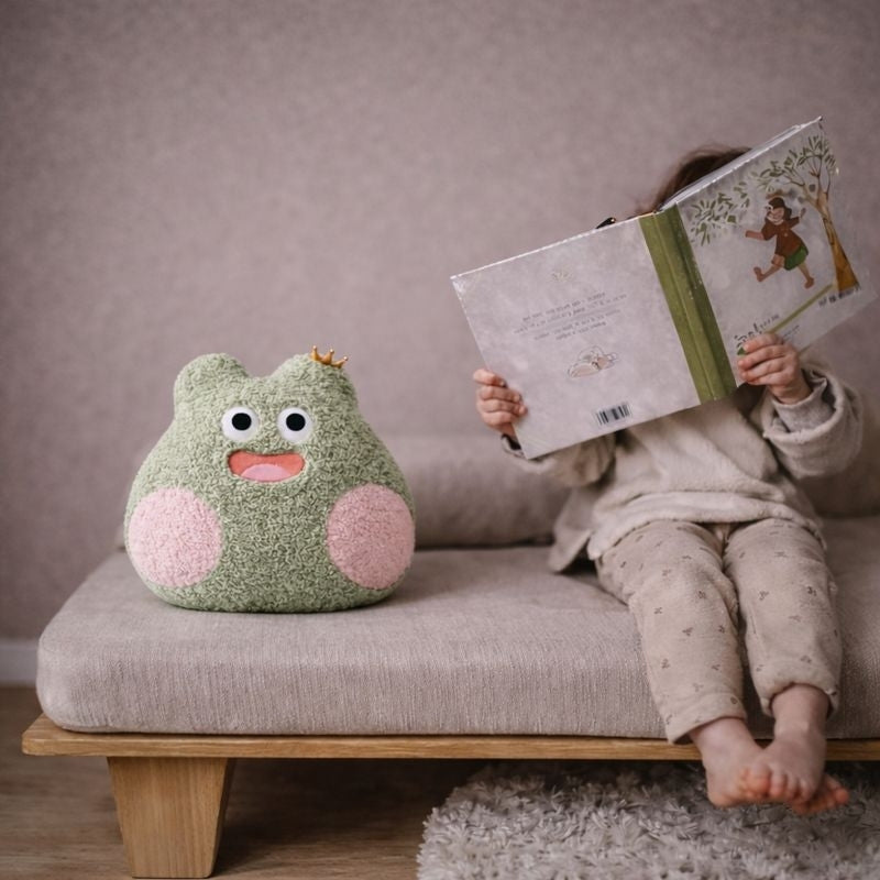 Axel Crowned Frog Plush Toy — Soft Toy