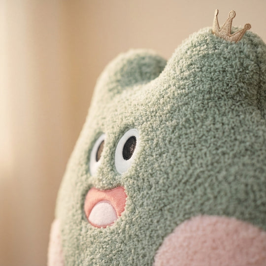 Axel Crowned Frog Plush Toy — Soft Toy
