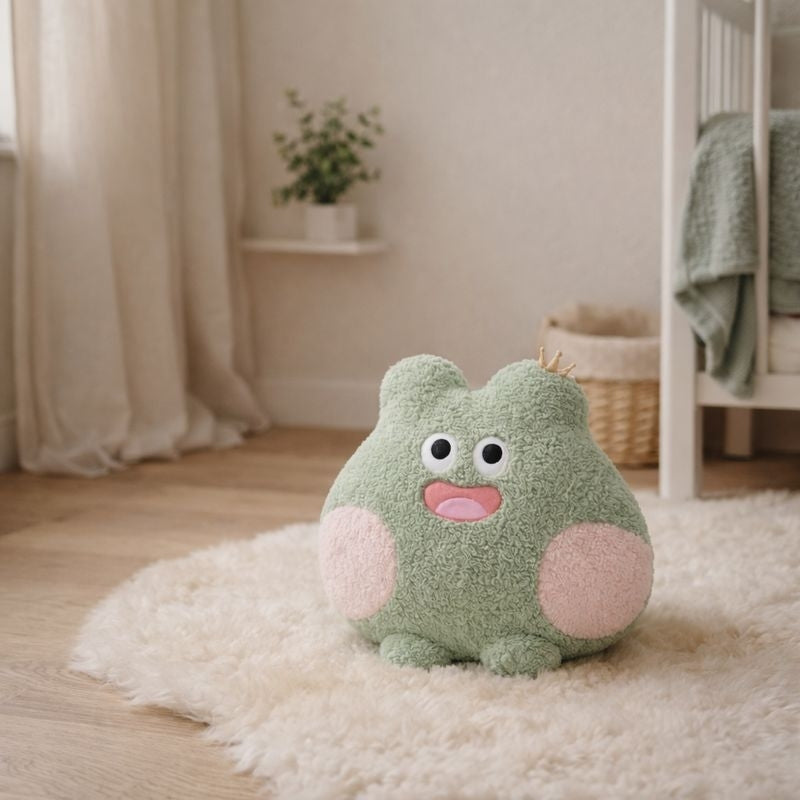 Axel Crowned Frog Plush Toy — Soft Toy