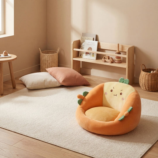 Beata Carrot Seat Plush Toy — Baby Soft Toy