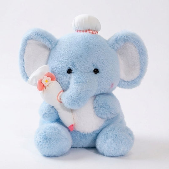 Bianca Chef Elephant Plush Toy — Baby Soft Toy