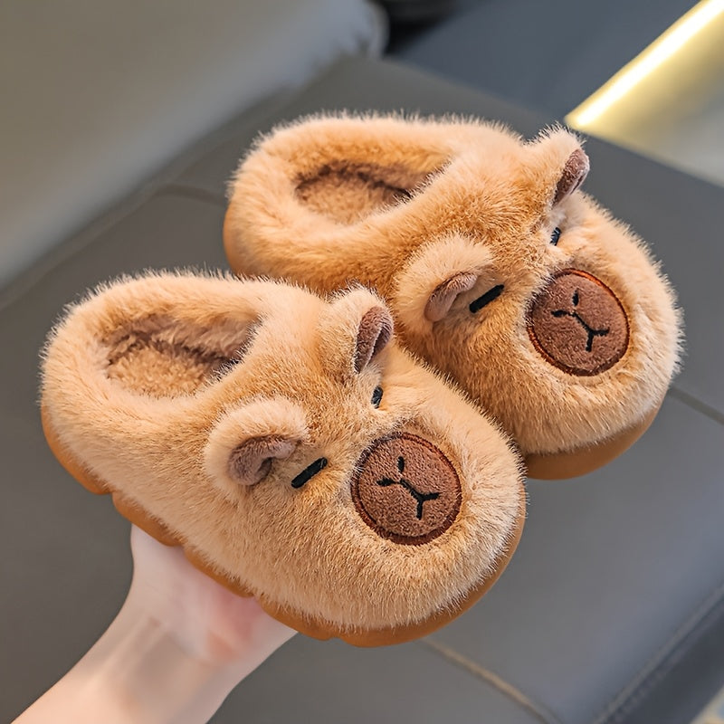 CozyCritter Kids Animal Slippers – Plush Kids Toy Slippers