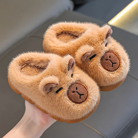 CozyCritter Kids Animal Slippers – Plush Kids Toy Slippers