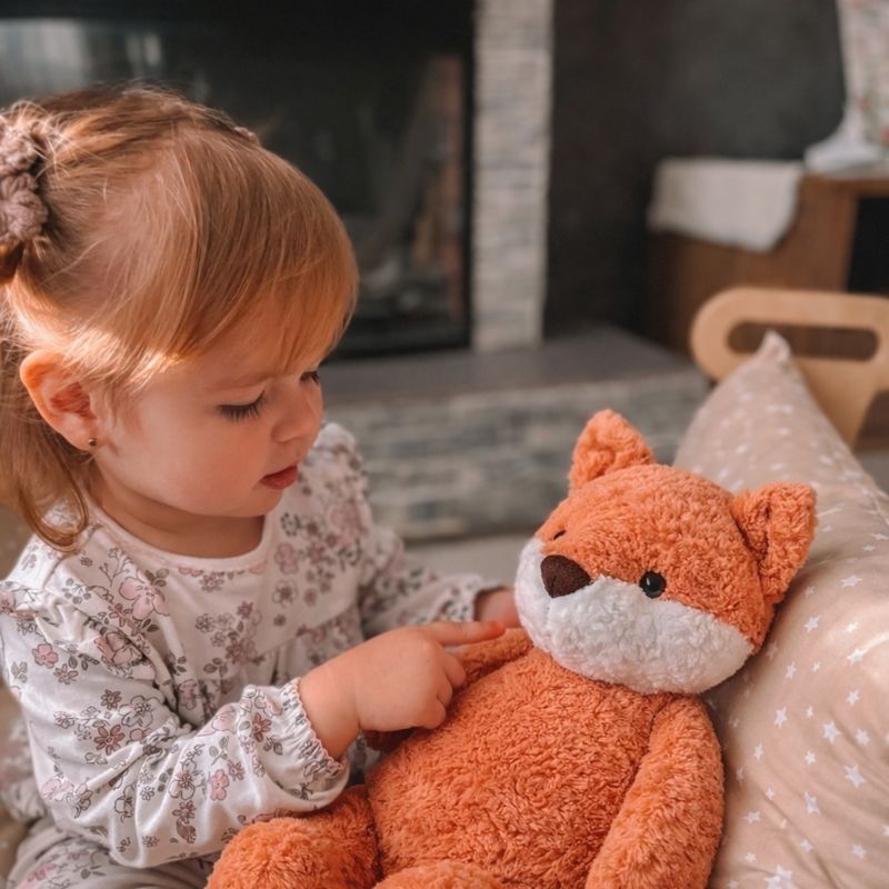 Célia — Sitting Orange Fox (30cm)