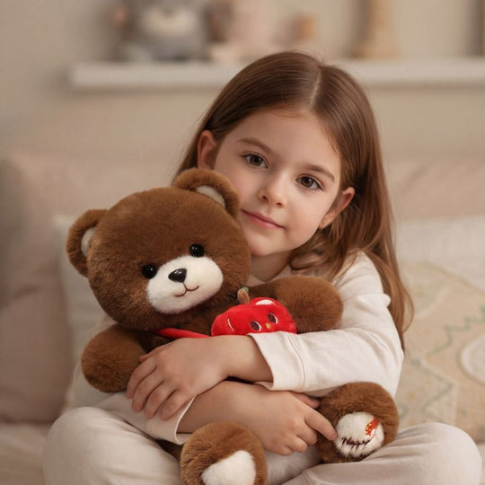 Chiara — Brown Apple Bear (25cm)