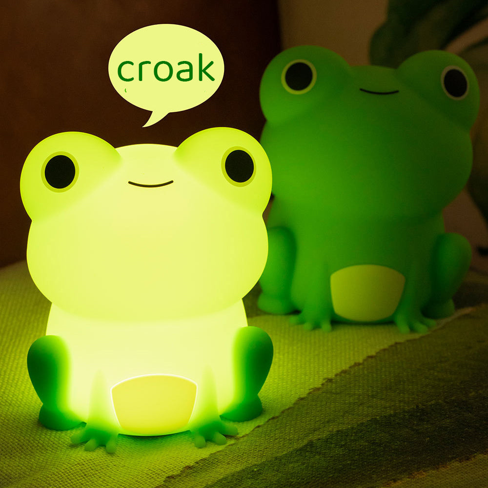 FrogGlow Frog Night Light – Soft Toy Style Night Light for Kids
