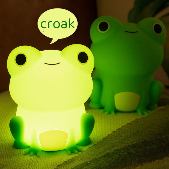 FrogGlow Frog Night Light – Soft Toy Style Night Light for Kids