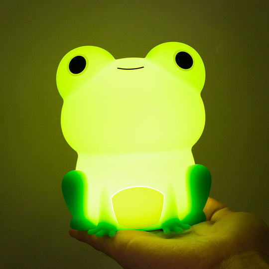 FrogGlow Frog Night Light – Soft Toy Style Night Light for Kids