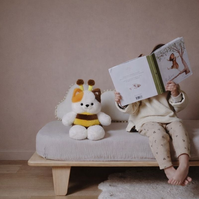 Elsa Bee Kitty Plush Toy, Stuffed Animal — Baby Soft Toy