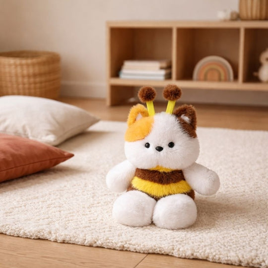 Elsa Bee Kitty Plush Toy, Stuffed Animal — Baby Soft Toy
