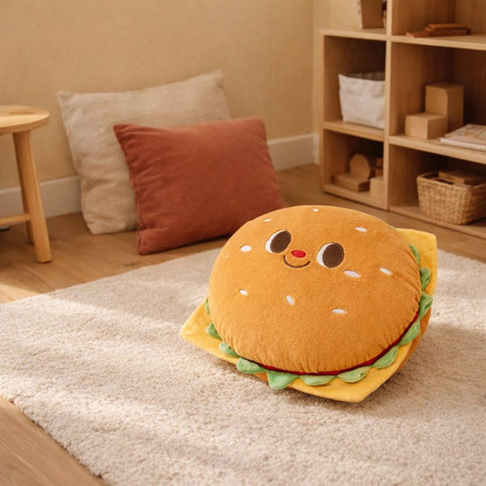 Eron Happy Burger Plush Toy — Toy for Kids