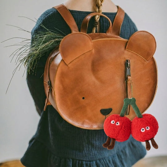 Eskil Cherry Twins Plush Toy — Animal Kids Toy