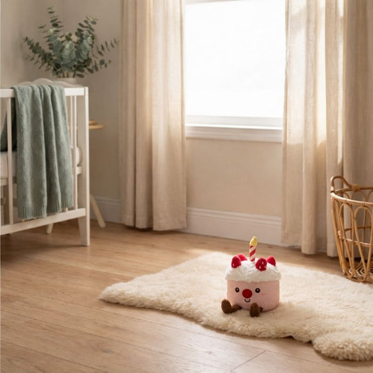 Eva Strawberry Cake Plush Toy — Baby Soft Toy